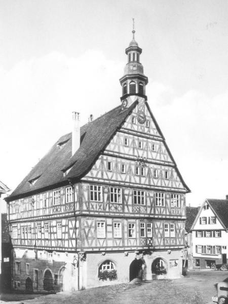 Backnanger Rathaus um 1935