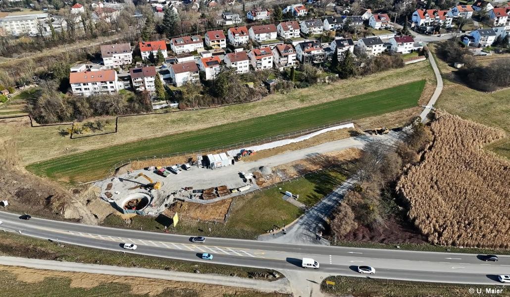 Bild 2: Baustelleneinrichtungsfläche