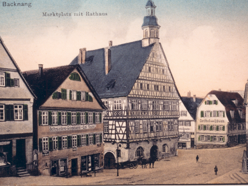 Das Historische Rathaus um 1910