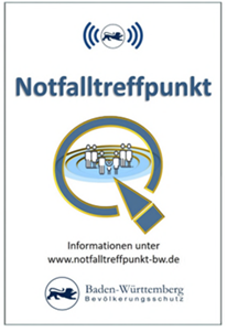 Schild Notfalltreffpunkt Schild Notfalltreffpunkt